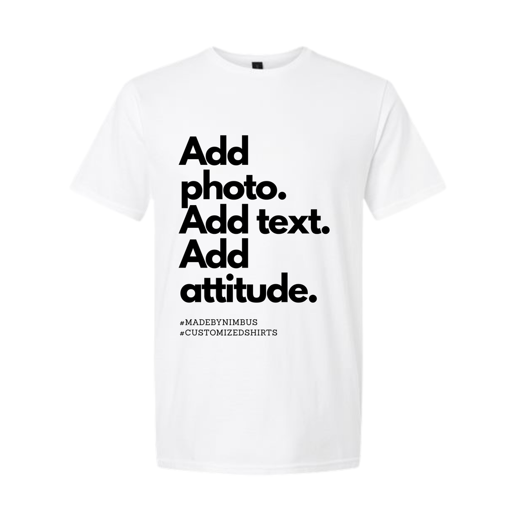 Custom Premium Design Your Own Graphic Tee