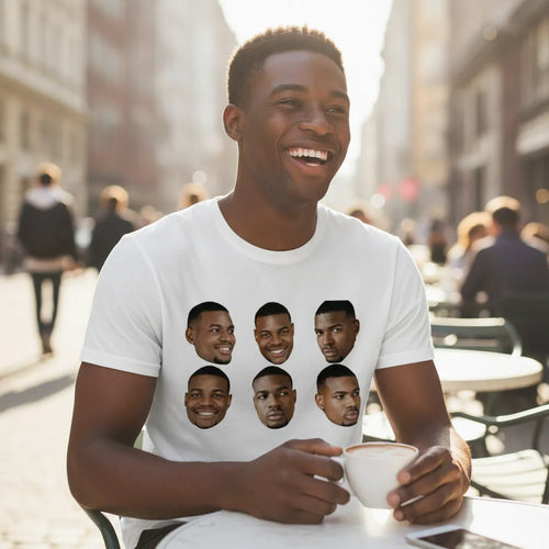 Custom 6-Head Image Graphic Tee