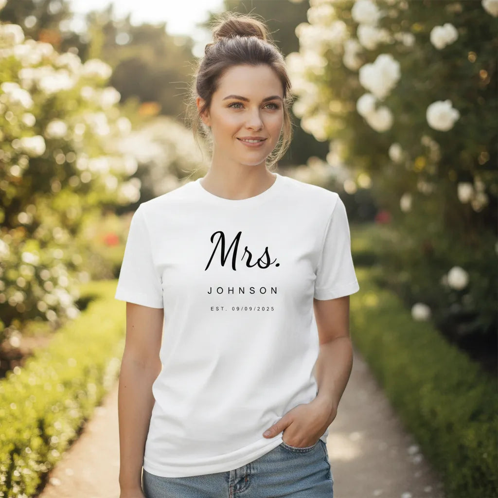 Customize Mrs. Statement Graphic Tee