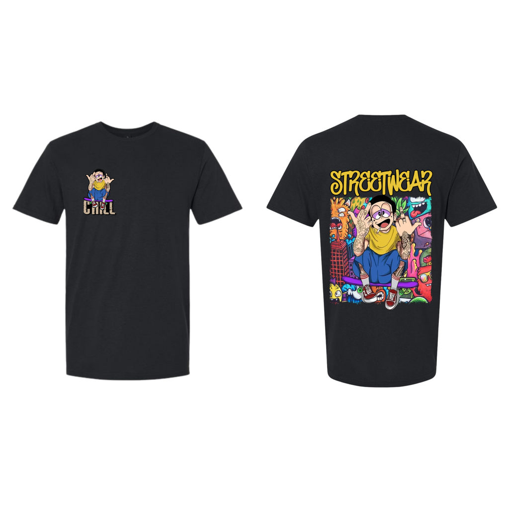Custom Premium Graffiti Text & Image Graphic Tee