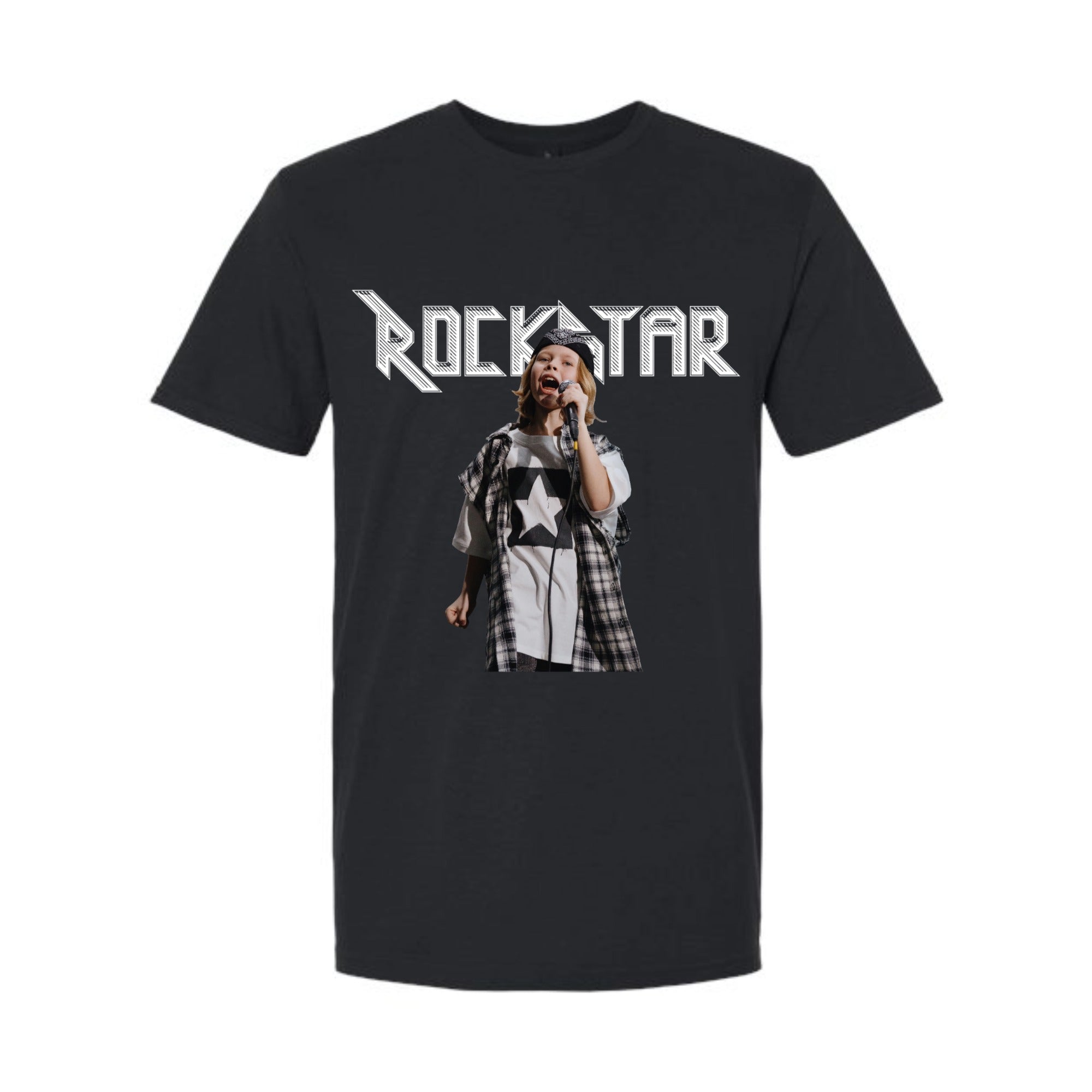 Custom Rockstar Text & Image Graphic Tee