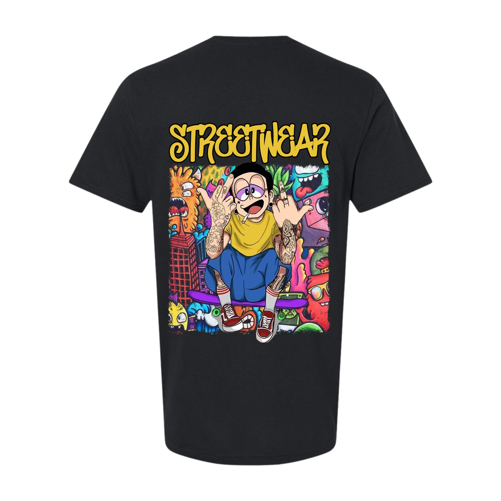 Custom Premium Graffiti Text & Image Graphic Tee