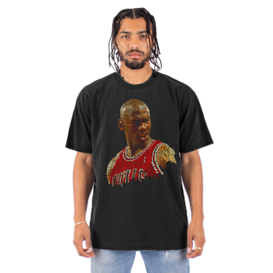 Michael Jordan Calligram 23