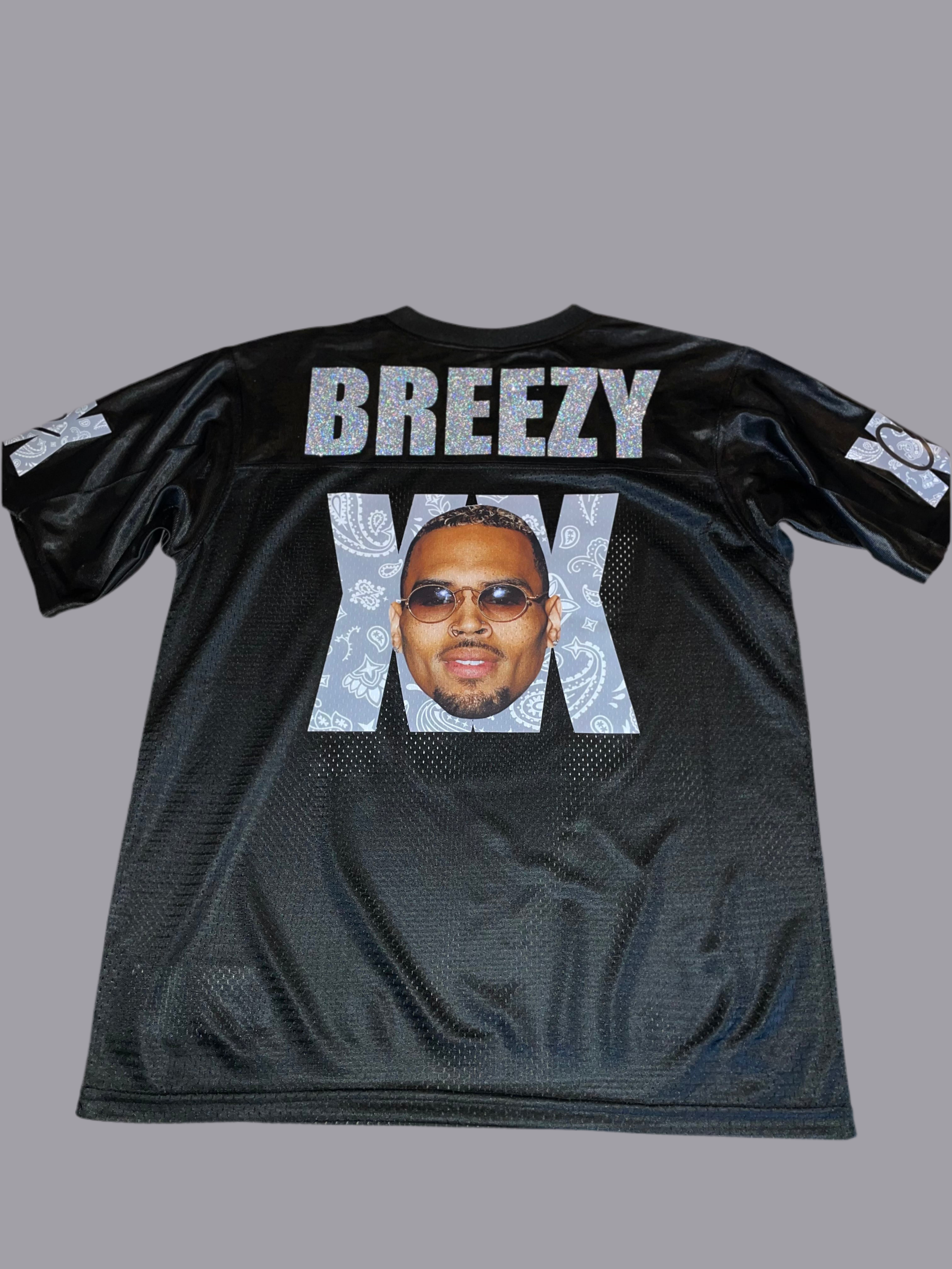 Chris Brown Black Football Jersey