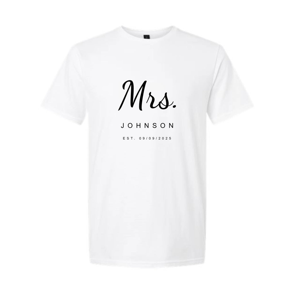 Customize Mrs. Statement Graphic Tee