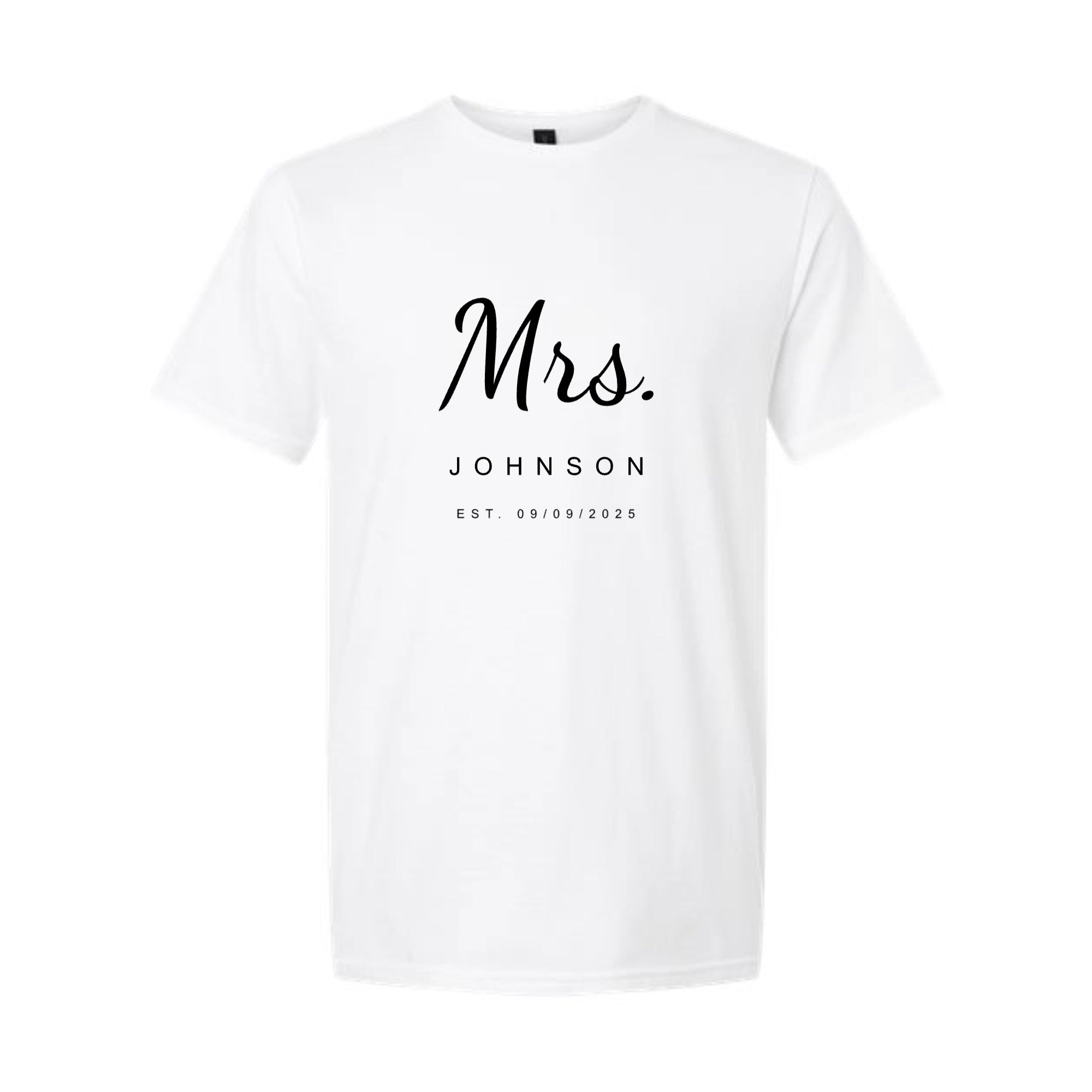 Customize Mrs. Statement Graphic Tee