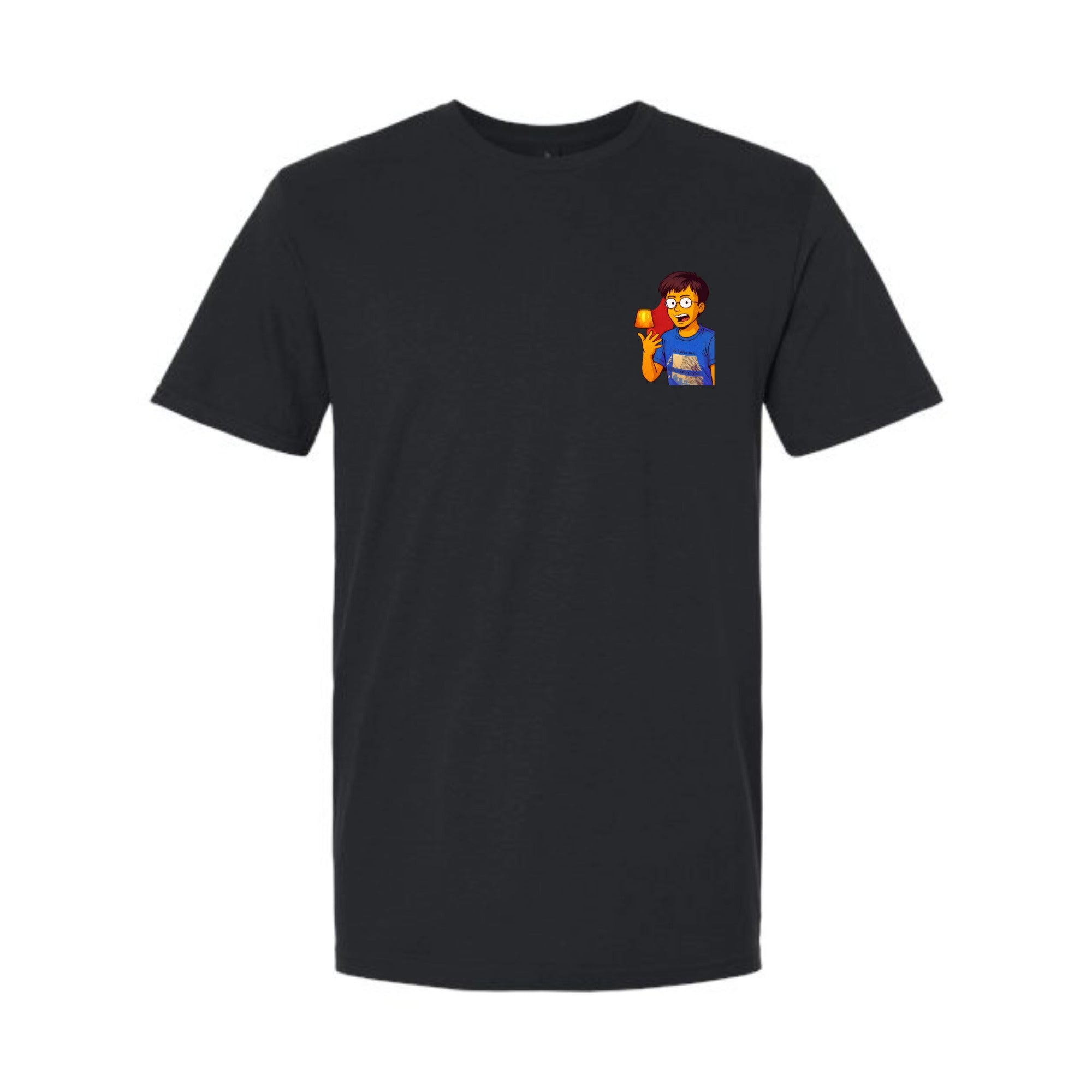 Custom Yellow Cartoon Small Image Graphic Tee