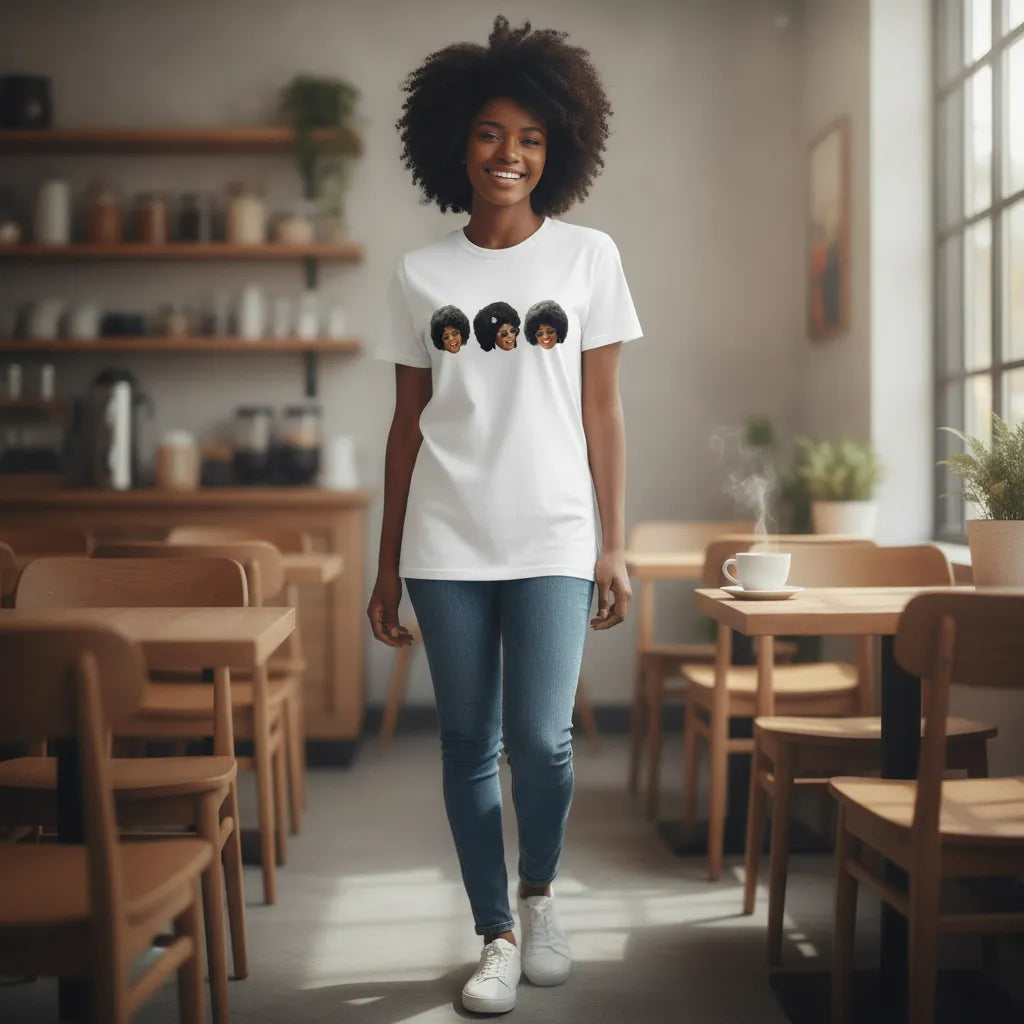 Custom 3-Head Image Graphic Tee