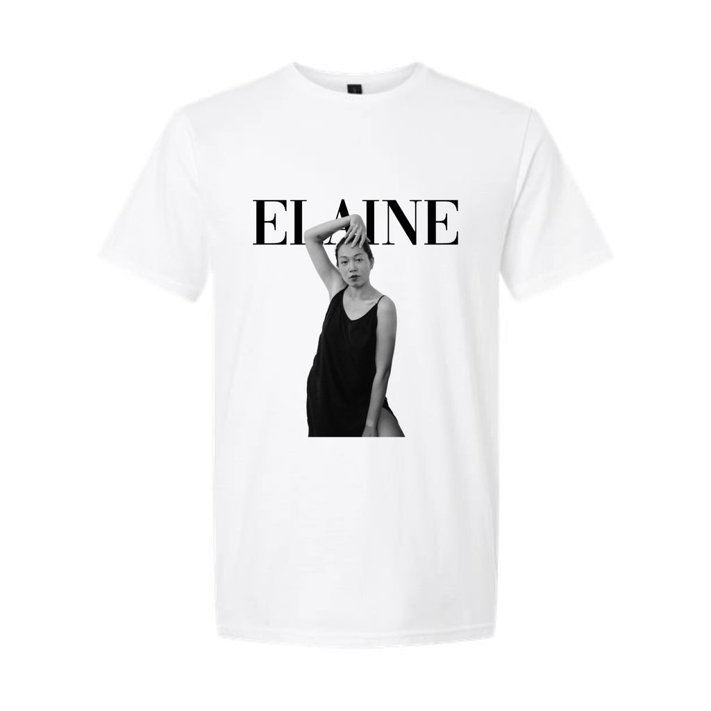 Custom Vogue Text & Image in B&W Graphic Tee