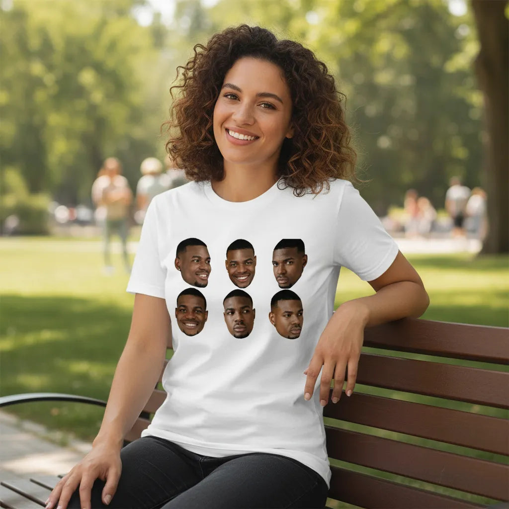 Custom 6-Head Image Graphic Tee